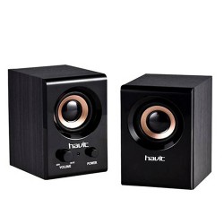 HAVIT SK490 AC POWER WOODEN SPEAKE